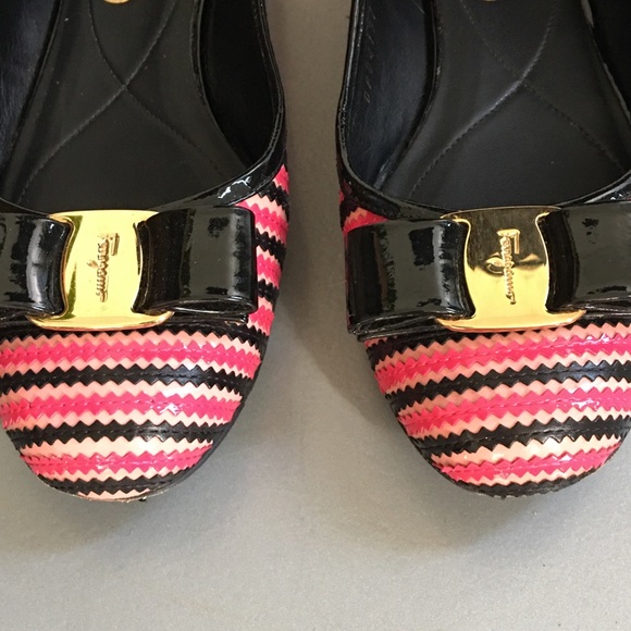 SOLD Varina Zigzag Ballerina Flats - Picture 4 of 9